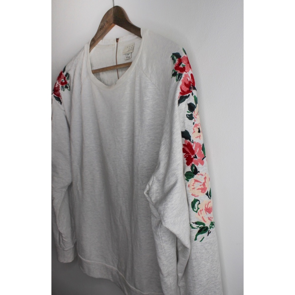 a new day Plus Long Sleeve Floral Top 2X Preowned - Picture 4 of 6